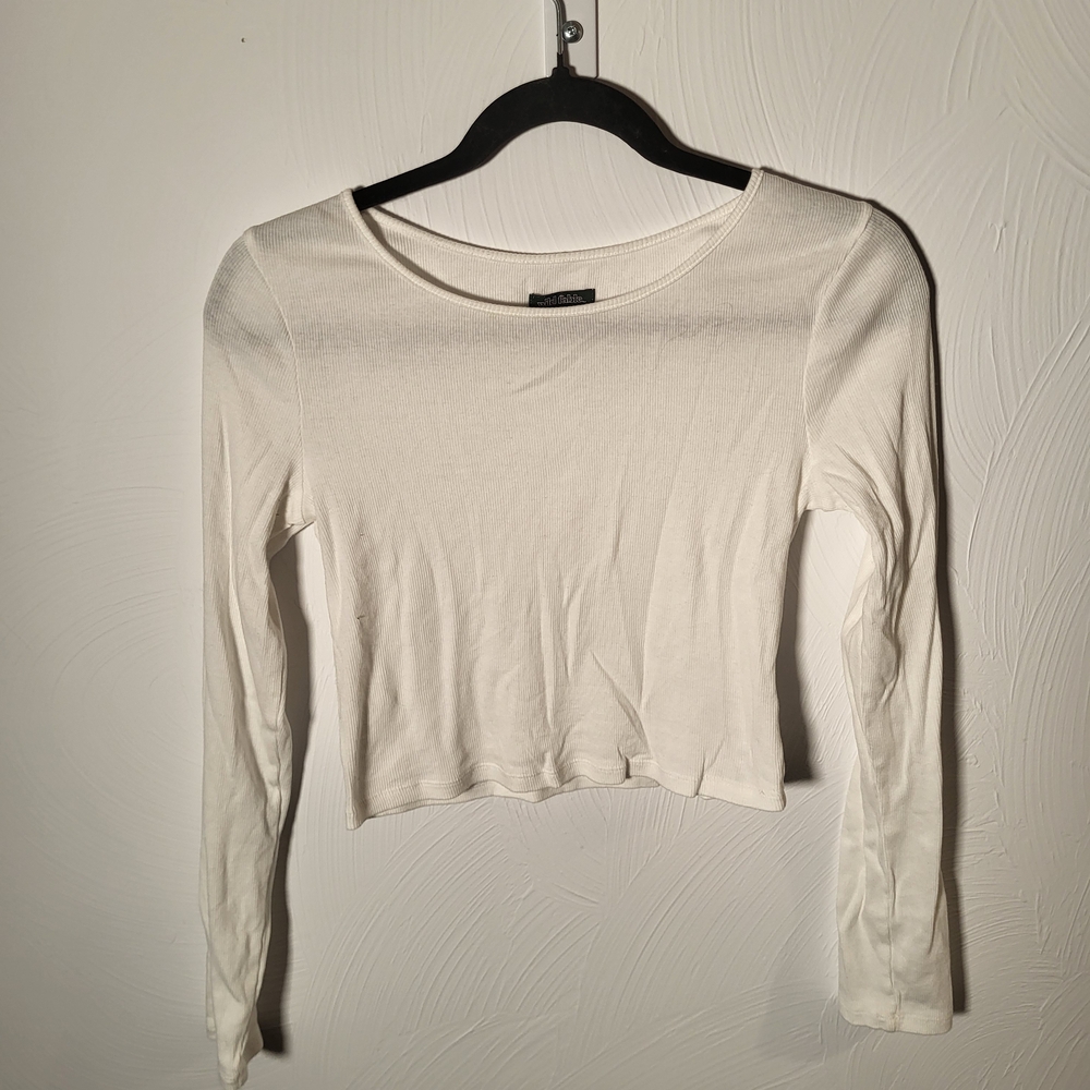Wild Fable Cream Long Sleeve Top